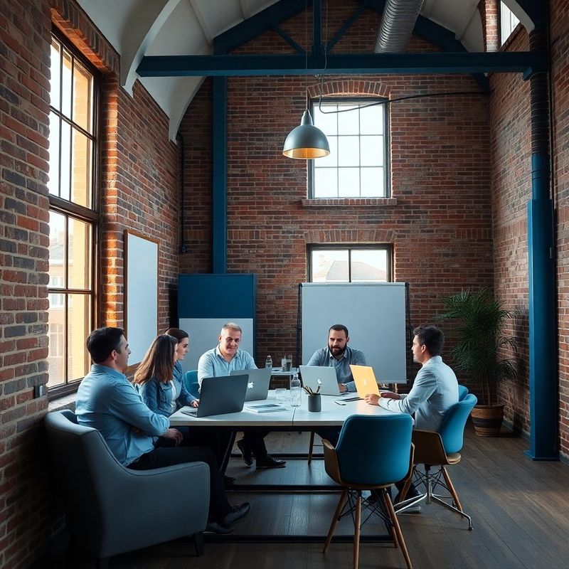 Zespół Pracowni Poznań w biurze typu loft w Poznaniu